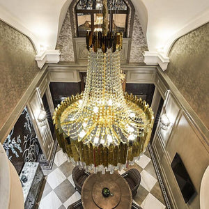 William Multi Tier Crystal Chandelier-Vancei