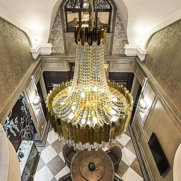 William Multi Tier Crystal Chandelier-Vancei