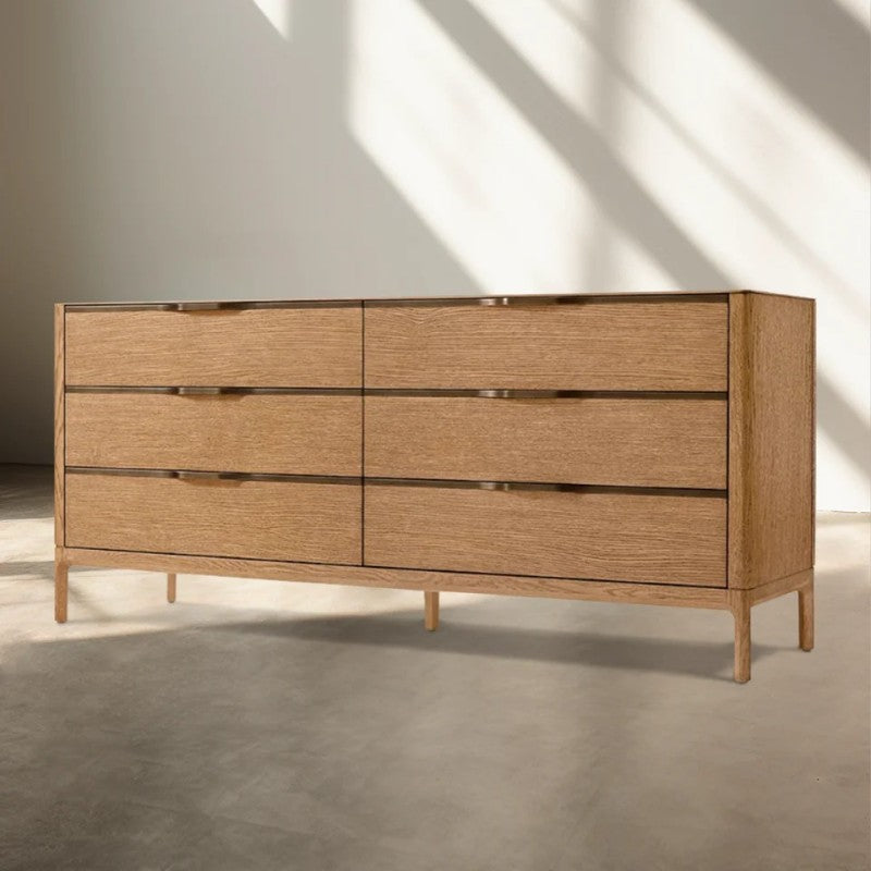 Warren 6-Drawer Dresser 72"W-Vancei