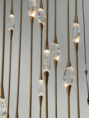 Pezz Round 12 Cluster Chandelier altezza height 700cm/275"