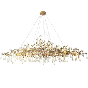 Doris Branch Crystal Chandelier Light-Vancei