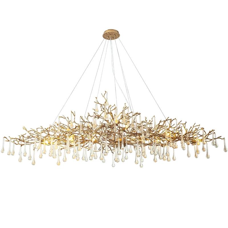Doris Branch Crystal Chandelier Light-Vancei