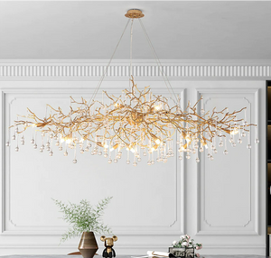 Doris Branch Crystal Chandelier Light-Vancei