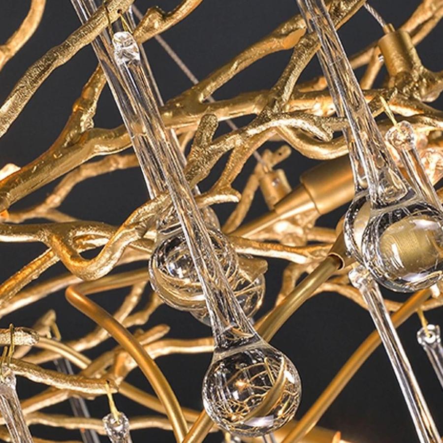Doris Branch Crystal Chandelier Light-Vancei