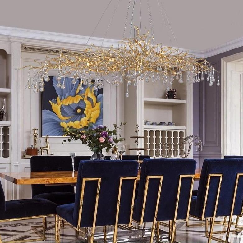 Doris Branch Crystal Chandelier Light-Vancei