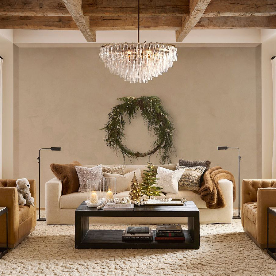 Florence Glass Round Chandelier