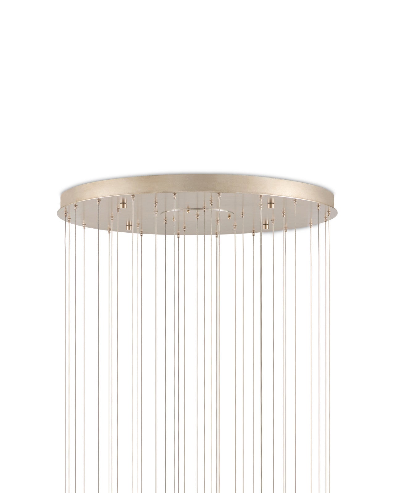 Glass Mirror 36-Light Round Multi-Drop 33'' Chandelier-Vancei