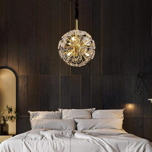 Classic Brass Dandelion Chandelier-Vancei