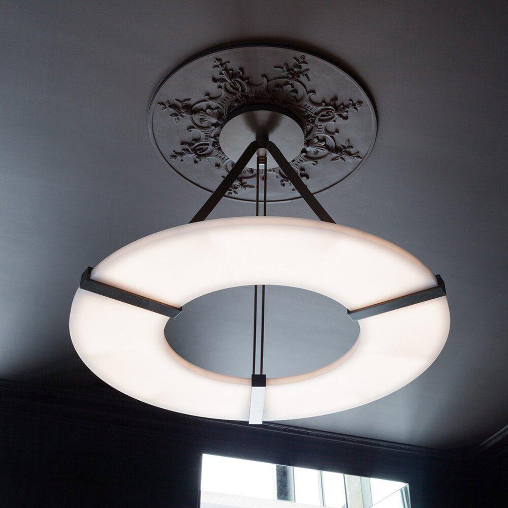 Glacera Round Alabaster Chandelier