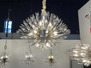 Lily Starburst Crystal Sputnik Chandelier-Vancei