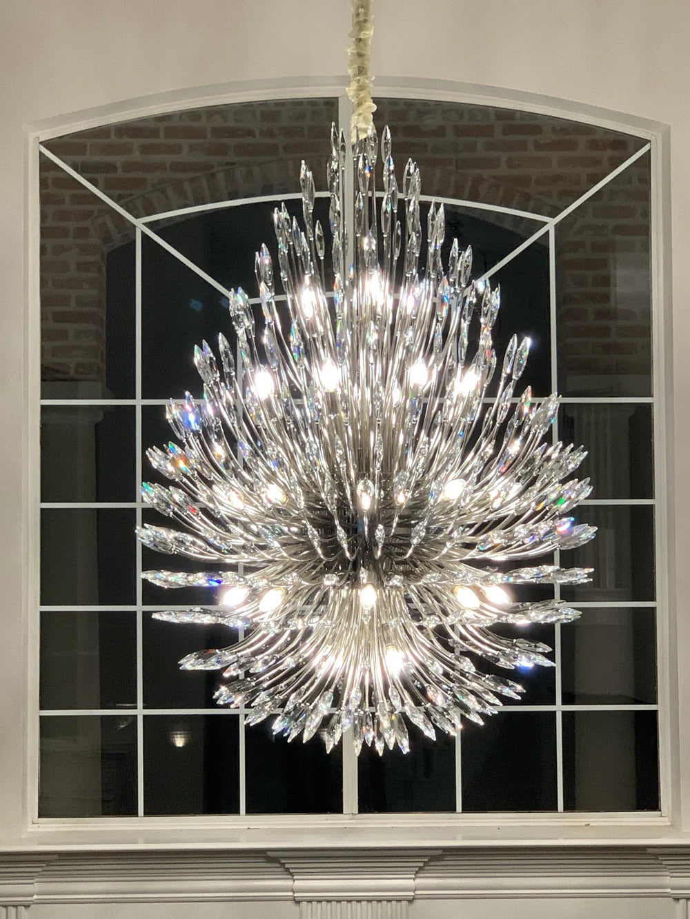 Lily Starburst Crystal Sputnik Chandelier-Vancei