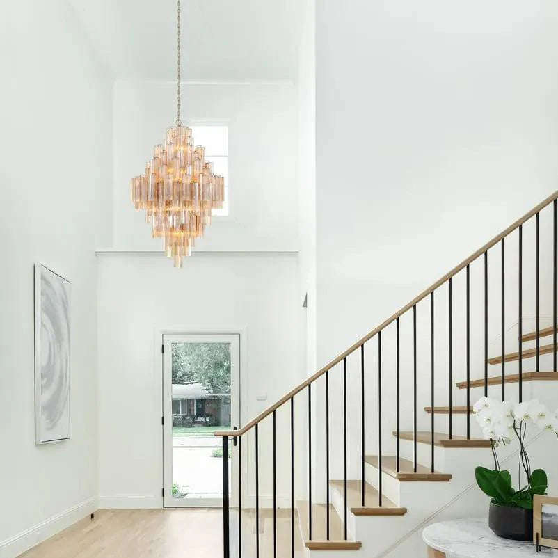 Addis Diamond Chandelier 49''H-Vancei