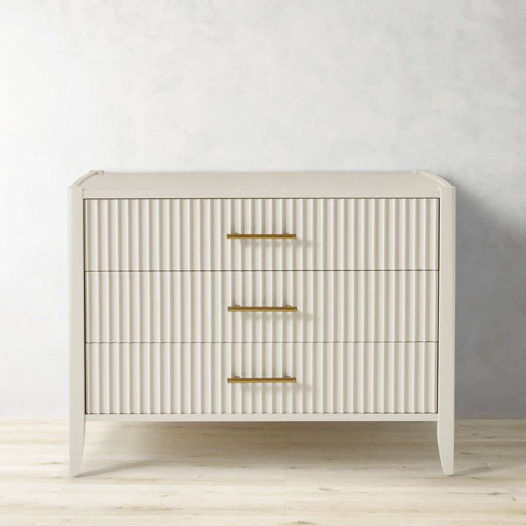 Hughes 3-Drawer Nightstand