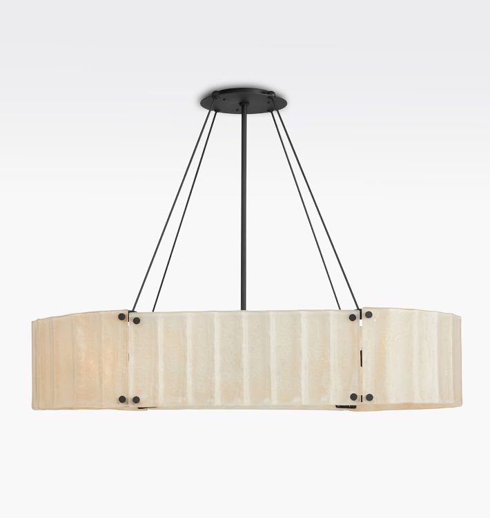 Willamette 48" Oval Round Crystal Chandelier