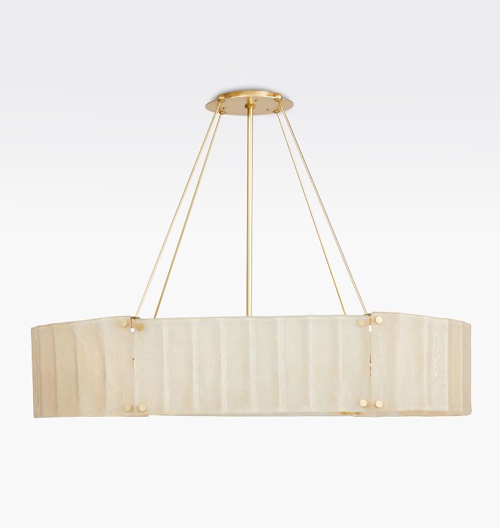 Willamette 48" Oval Round Crystal Chandelier