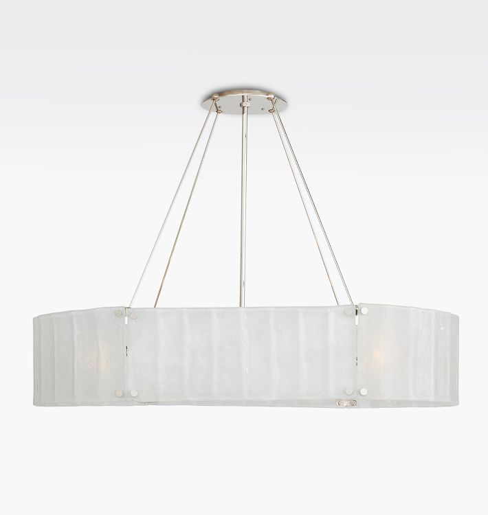 Willamette 48" Oval Round Crystal Chandelier