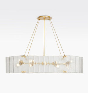 Willamette 48" Oval Round Crystal Chandelier