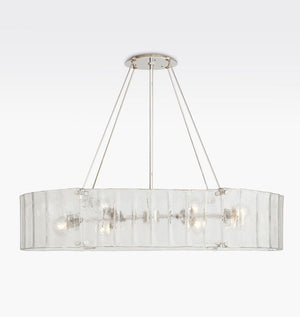Willamette 48" Oval Round Crystal Chandelier
