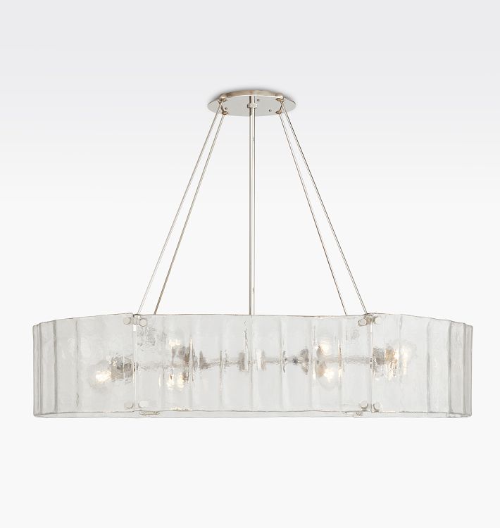 Willamette 48" Oval Round Crystal Chandelier