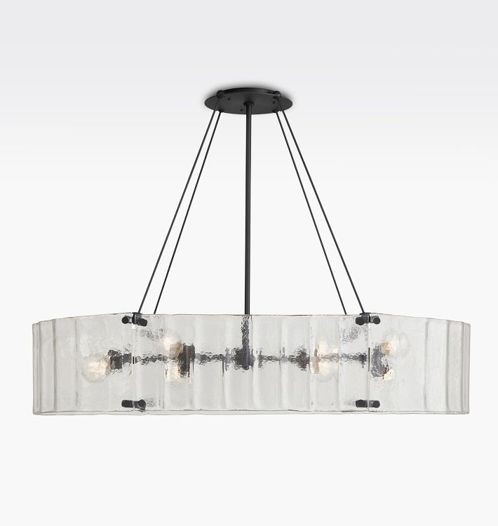 Willamette 48" Oval Round Crystal Chandelier
