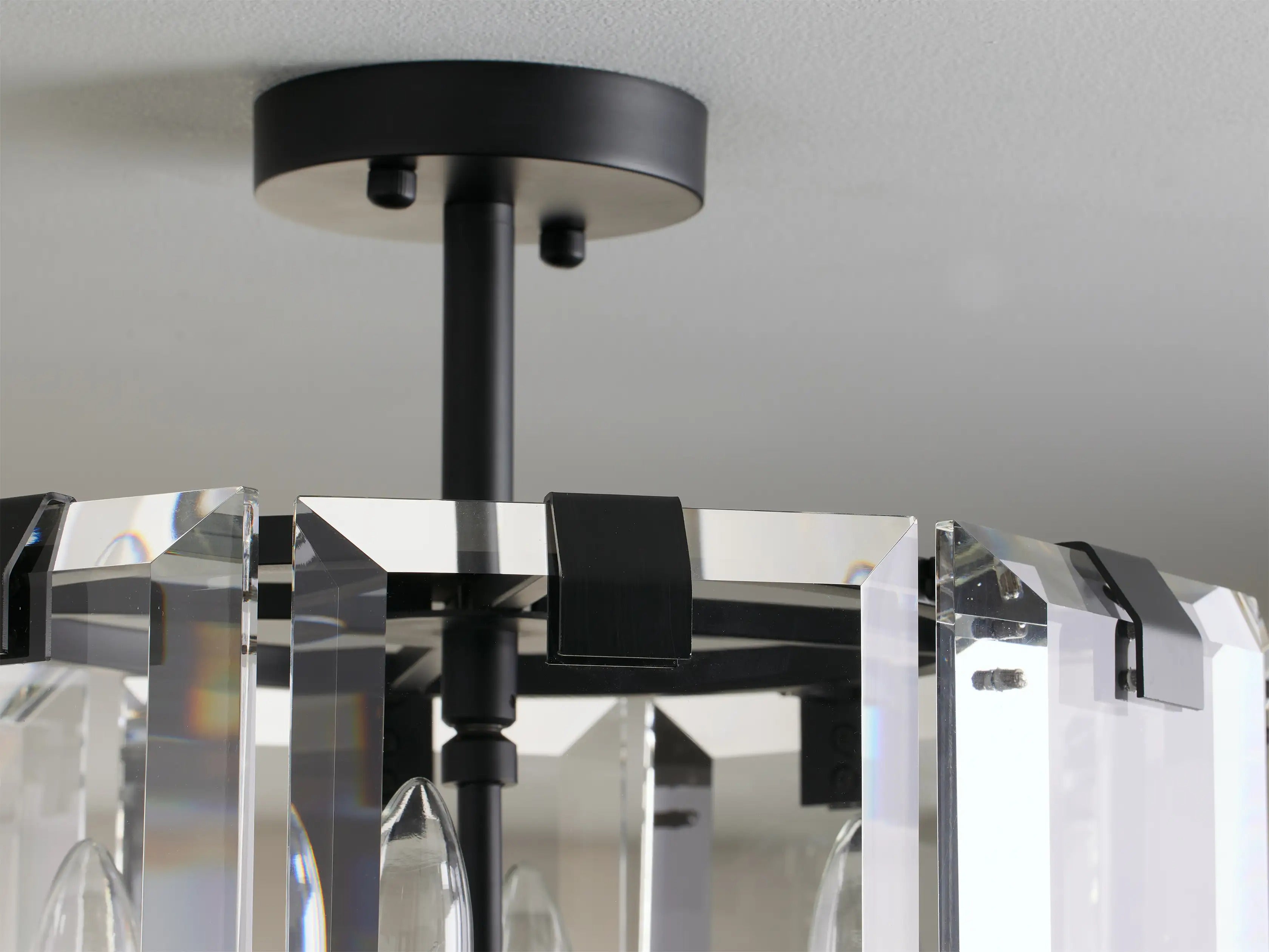  Crystal Prism Flush Mount 