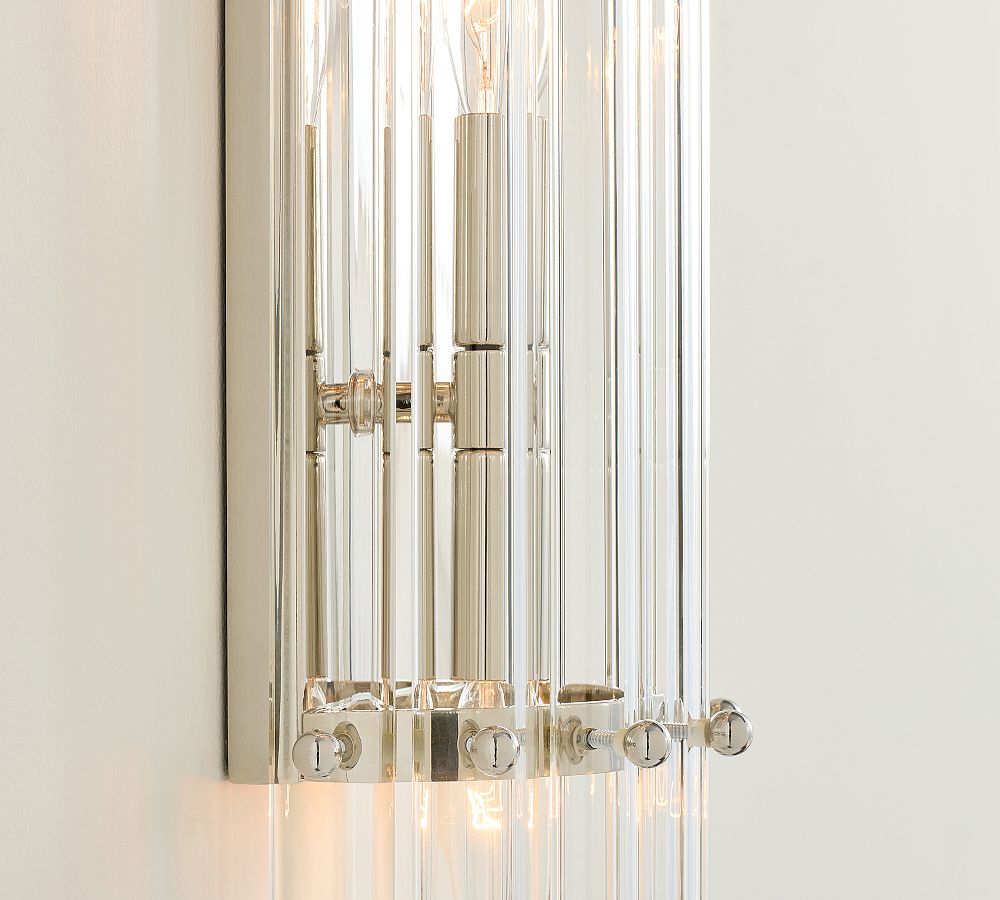 Mallory Crystal Double Sconce 27"