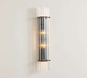 Mallory Crystal Double Sconce 27"