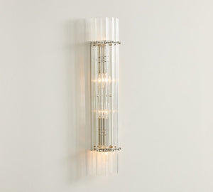 Mallory Crystal Double Sconce 27"