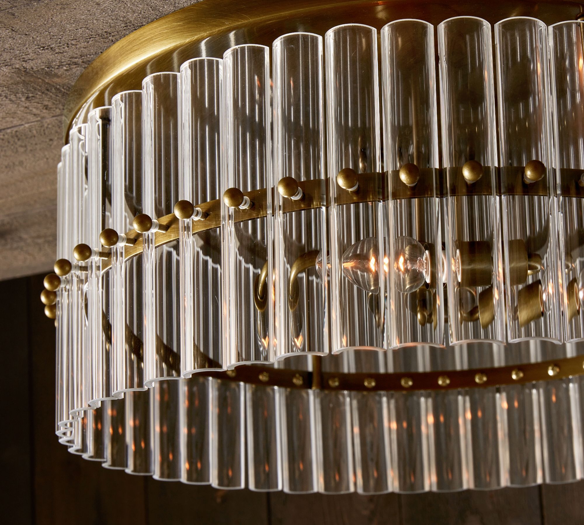 Lumiere Crystal Round Flush Mount 18"