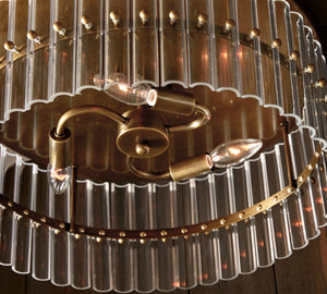 Lumiere Crystal Round Flush Mount 18"