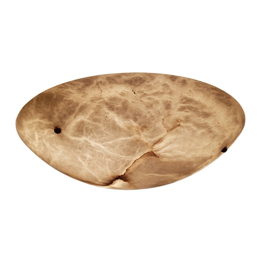 Vintage Round Alabaster Ceiling Lamps - Oasislives