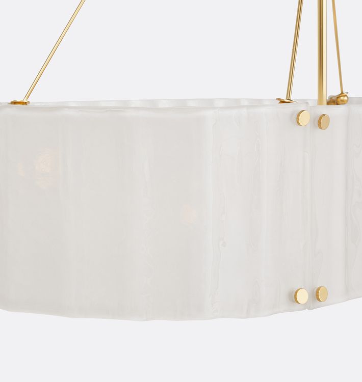 Willamette 48" Oval Round Crystal Chandelier
